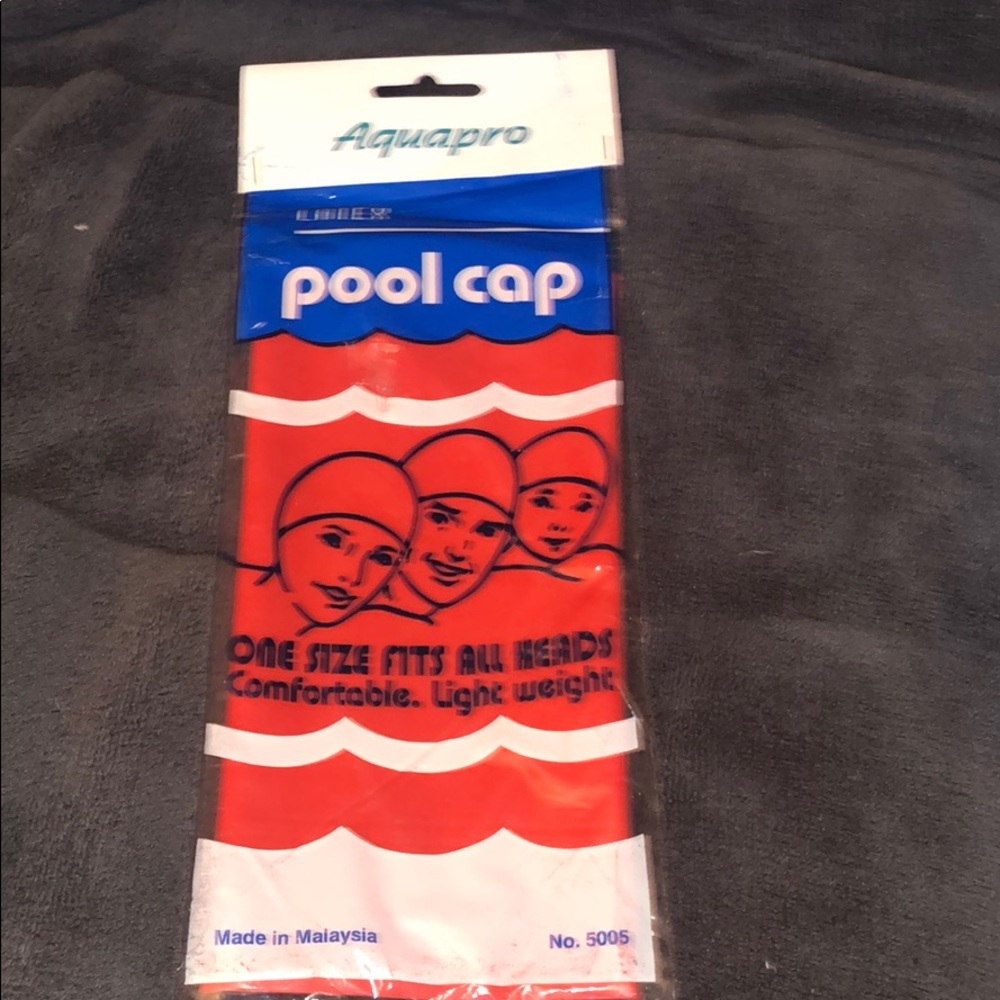 Brand new aqua pro pool/swim cap.